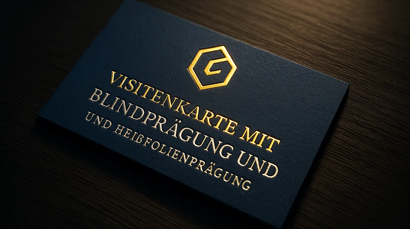Blind-Heissfolienpraegung Visitenkarten Vorschau
