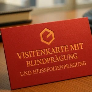 Visitenkarte-Blindprägung-Heißfolienprägung_rot