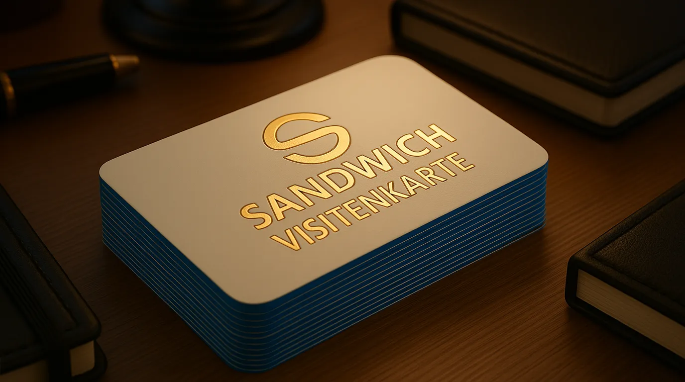 Sandwich Visitenkarten Vorschau