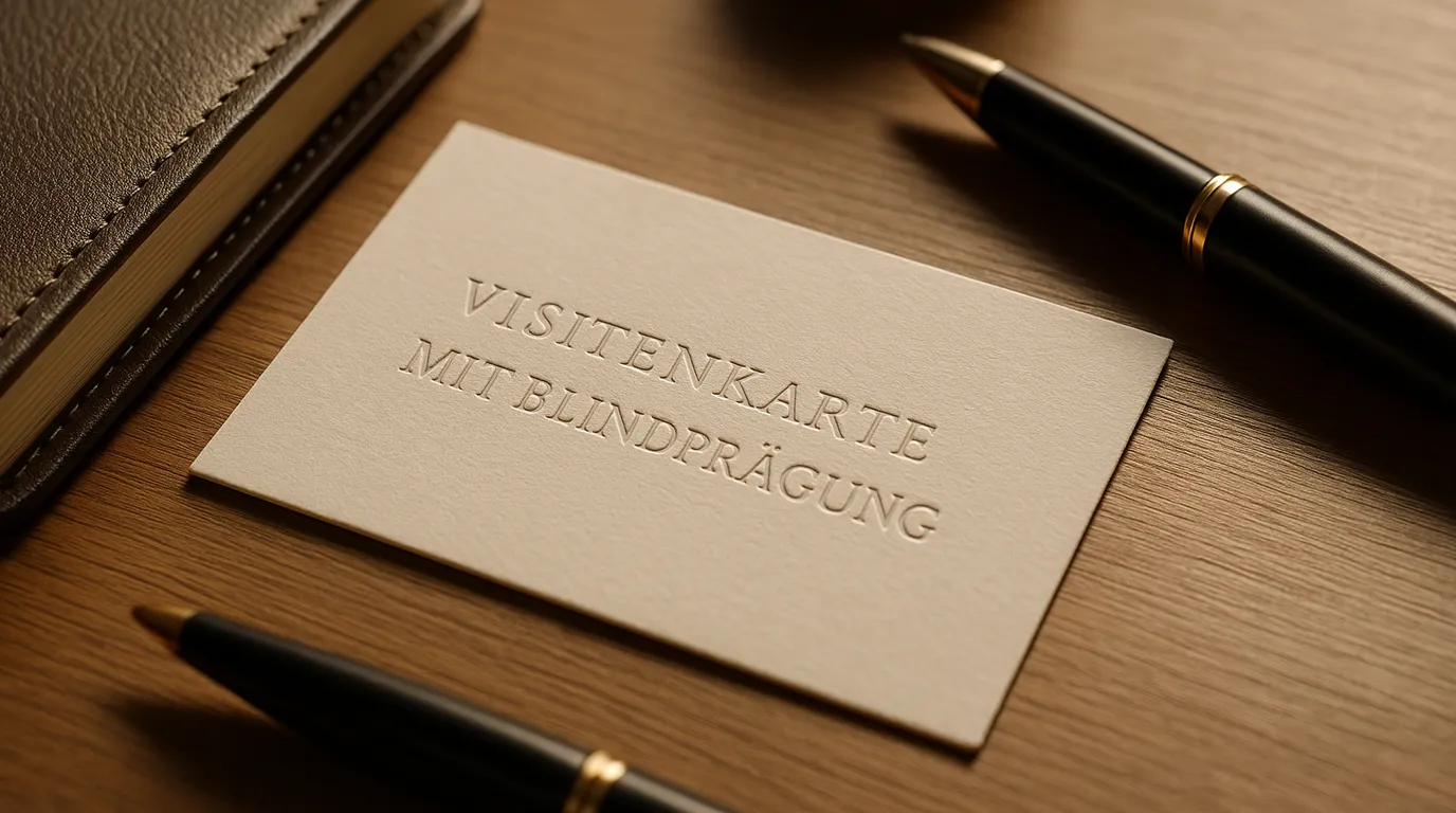 blindgepraegte-Visitenkarten Vorschau