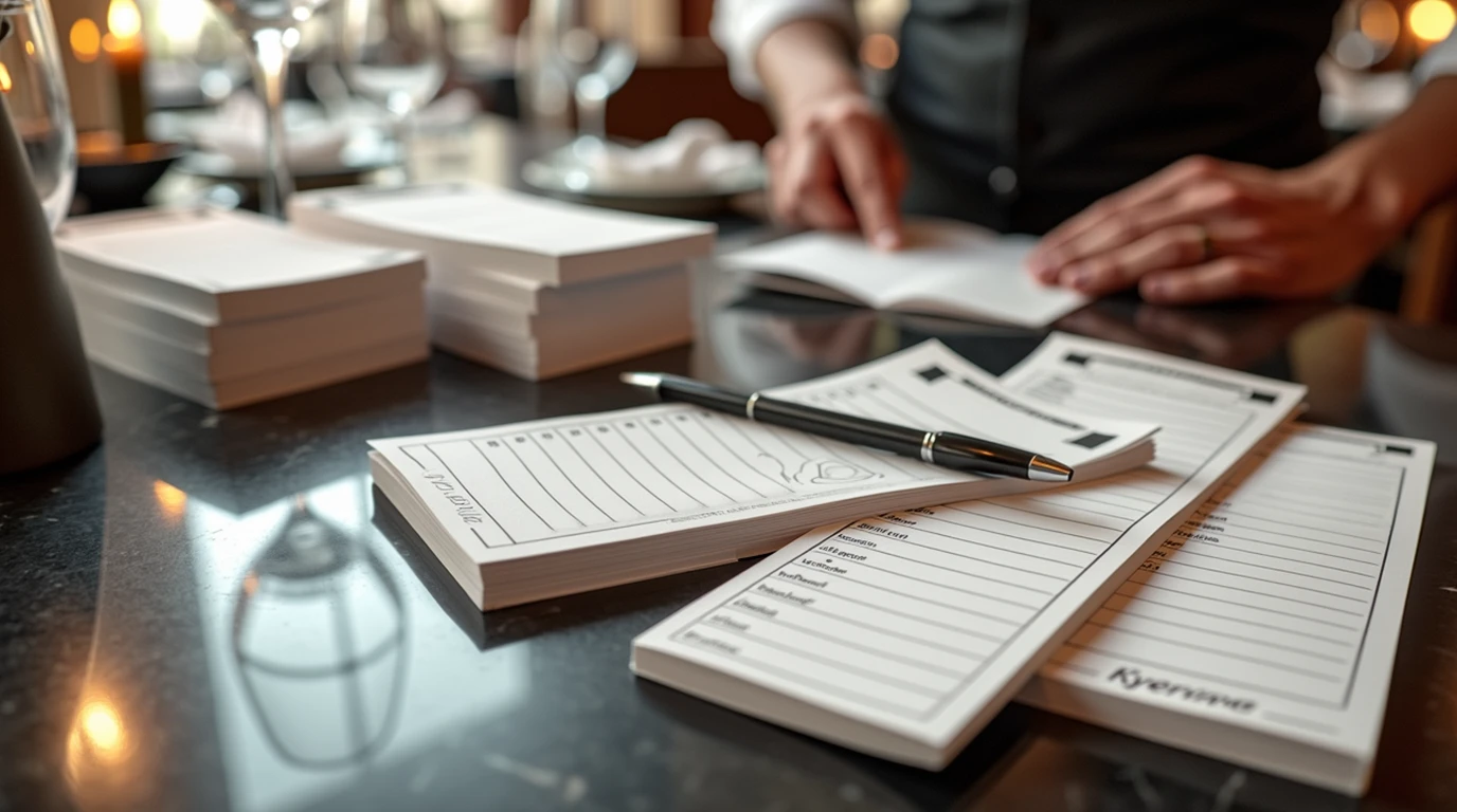 Kellnerblöcke Vorschau